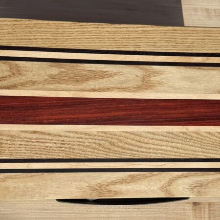 Sassafras, Maple, Wenge, & Padauk Cutting Board